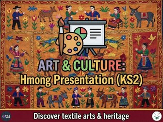 Hmong Story Cloths: Teaching Presentation | Visual Guide & Writing Models | KS2