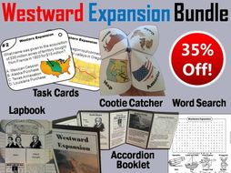 Westward Expansion Task Cards and Activities Bundle
