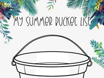 My Summer Bucket List