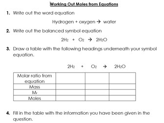 Reacting Masses