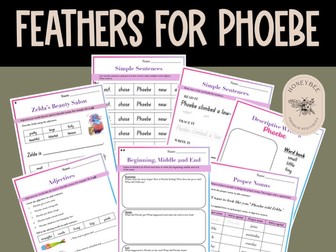 Feathers for Phoebe | Worksheets & Activities | NSW ES1 Unit 7, Lessons 6-10