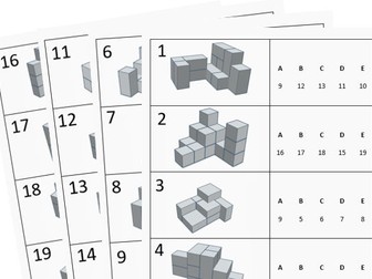 11 Plus Counting Blocks Volume