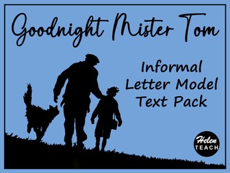 Goodnight Mister Tom Letter Writing Example Text Pack