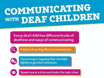 Tips for communicating with deaf children