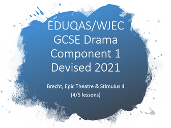 WJEC EDUQAS GCSE Drama Component 1 2021 Stimulus 4