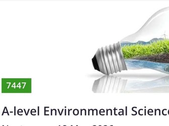 AQA Environmental Science 3.3 Research methods