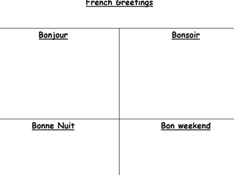 French Greetings