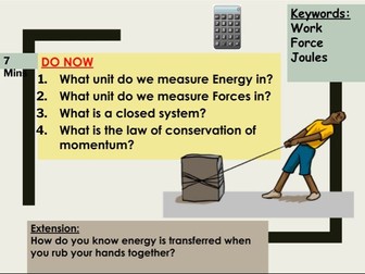 Work KS3 Physics