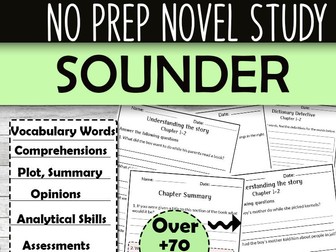 Sounder Novel study