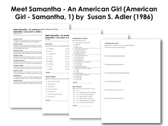 Meet Samantha - An American Girl (American Girl - Samantha, 1) by  Susan S. Adler (1986)