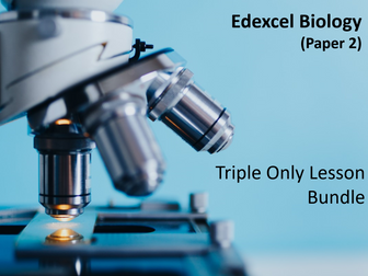 Edexcel Biology Paper 2- Separate Biology Only Lessons