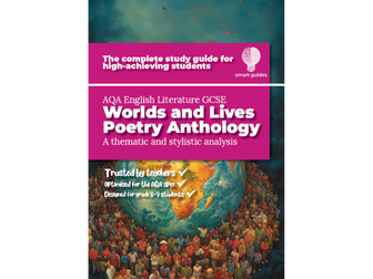 Study Guide for AQA GCSE English Worlds and Lives Poetry Anthology (PDF)