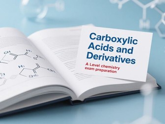 A Level Topic Question - Carboxylic Acids and Derivatives
