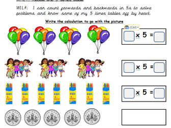 Year 2 Autumn  Multiplication  planning and resources following White Rose WRM 2019 updated