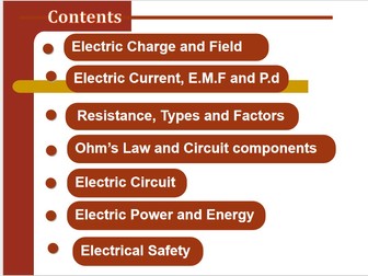 Electricity [85 slides]