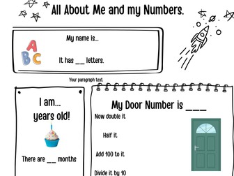 A fun maths-themed icebreaker! Pupils share facts about themselves through numbers.