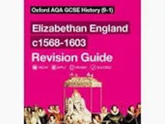 AQA GCSE Elizabethan England: Hardwick Hall Knowledge Organiser