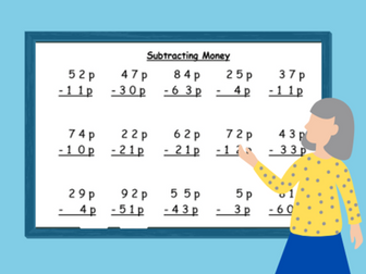Adding and Subtracting Money- 4 Worksheets (KEY STAGE 2)