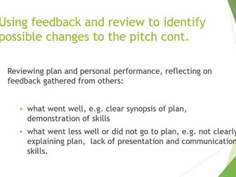 Component 2: Planning for and Pitching an Enterprise Activity