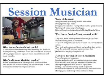 Careers In Music (Wall Display)