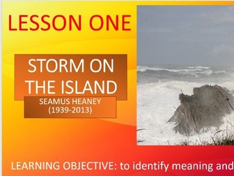 Storm on the Island- Lesson PPT