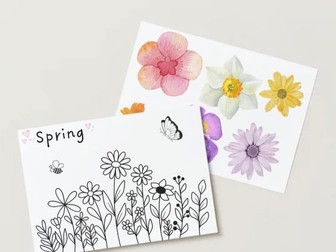 Spring Flower Watercolour