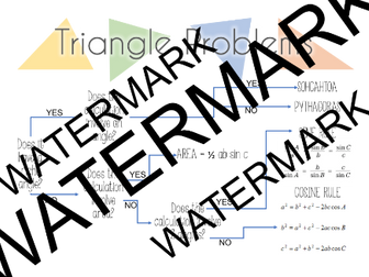 Triangle Problems Help Poster