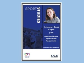 Sports Studies (R184) - Contemporary Issues In Sport (Complete Revision Guide)