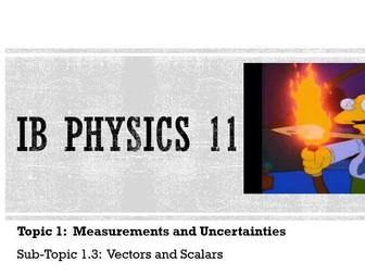IB DP Physics Notes: 1.3 Vectors and Scalars