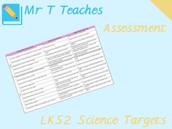 Primary Science Targets Assessments | Teaching Resources