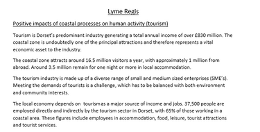 lyme regis geography case study