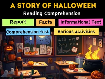 A Story of Halloween :  Report Fun lesson and various activities PDF