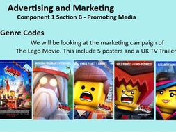 OCR GCSE Media Studies 2019 - Promoting Media (Lego ...