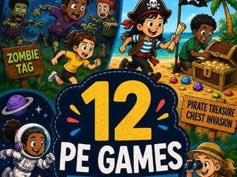 12 PE Games for Primary — No Equipment Needed, Foundation to KS2