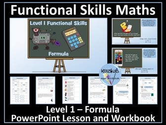 Formula  and Function Machines - Level 1 Maths Functional Skills