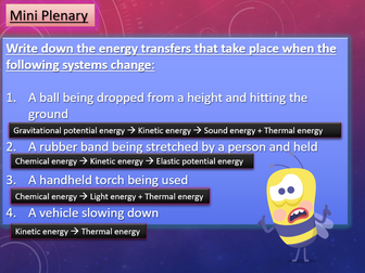 Energy stores and systems lesson