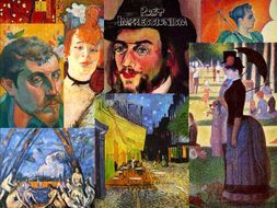 Post Impression Art History Presentation ~ 220 Slides ~ Highly Visual ~ in Public Domain
