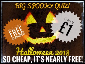 Halloween, Halloween Quiz + Free Resource!