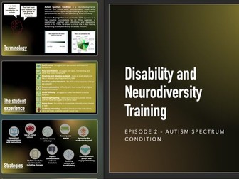 Disability and Neurodiversity - Autism