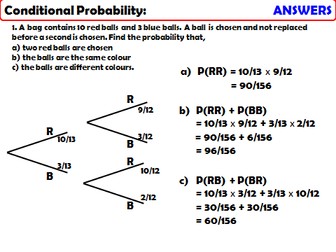 AQA GCSE Higher+ Unit - Probability