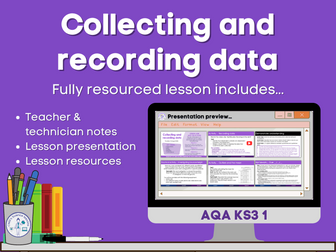 Collecting and recording data