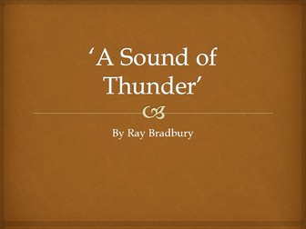 A Sound of Thunder - Ray Bradbury