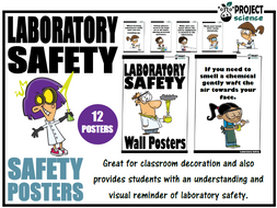 Laboratory Safety Posters Teaching Resources