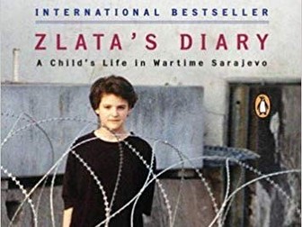 Zlata's diary excerpts with exercises