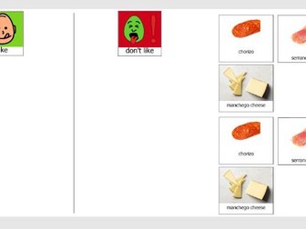 Spanish food tasting