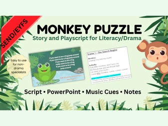 Monkey Puzzle Drama Pack (SEND/EYFS/Primary) – Script, PowerPoint & Teacher Notes