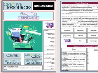 Computing End of Term Activity Pack