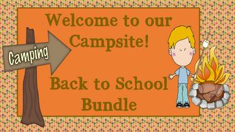 Back to School Classroom pack - Great Outdoors Theme