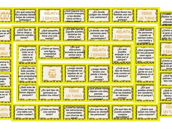 Park Things and Activities Spanish 4 Worksheet-2 Game-1 Exam Bundle ...