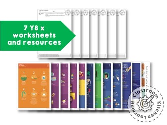 Y8 Food Science Independent Worksheets (Homework) x 7